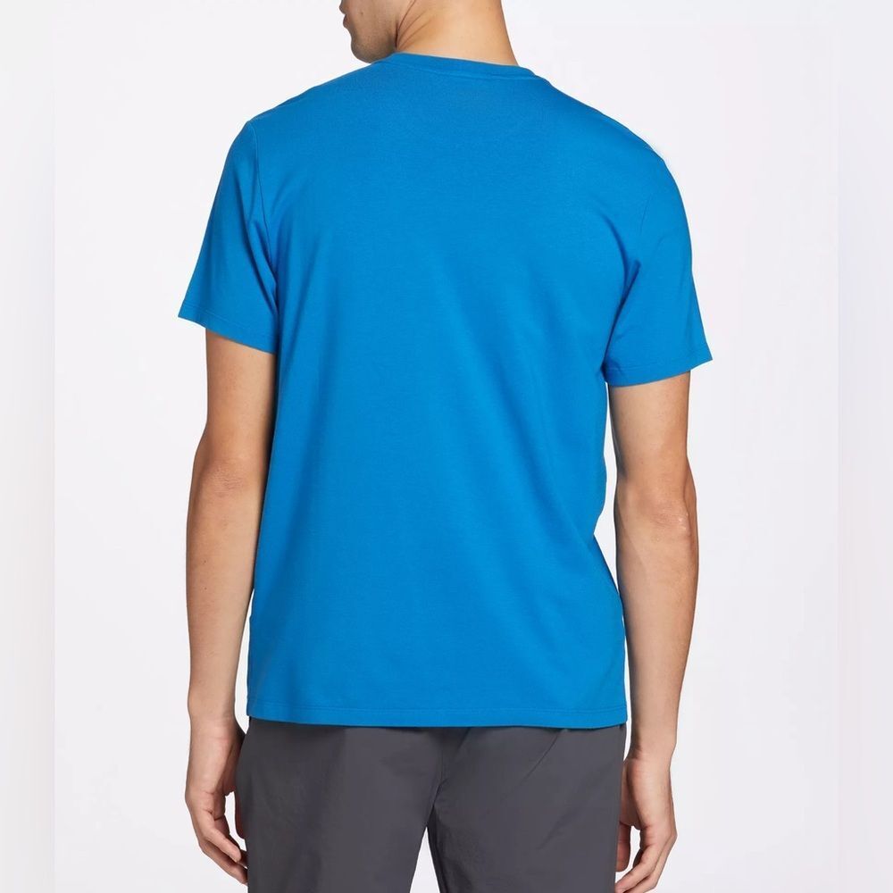 VRST Men's Essential Pocket Tee in Blue Tide - Picture 3 of 3